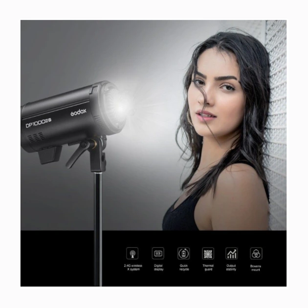 Flash de estudio con modelado led DPIII-1000V 3