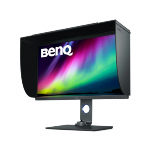 Benq SW321C monitor con visera