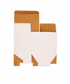 Caja carton para taza individual-plegada