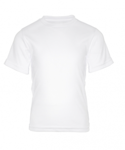 Camiseta poliester niño tacto algodon frente