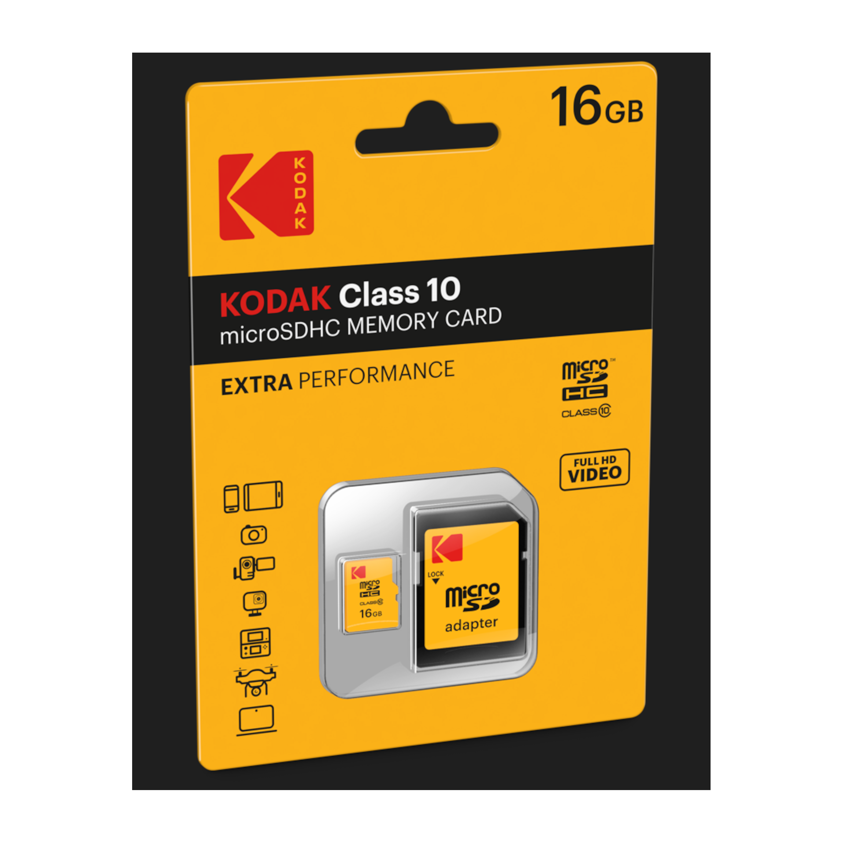 Carte SD 16Go Kodak CLASS 10