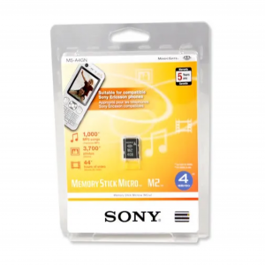Sony Memory Stick Micro M2 Ms-4A4GN