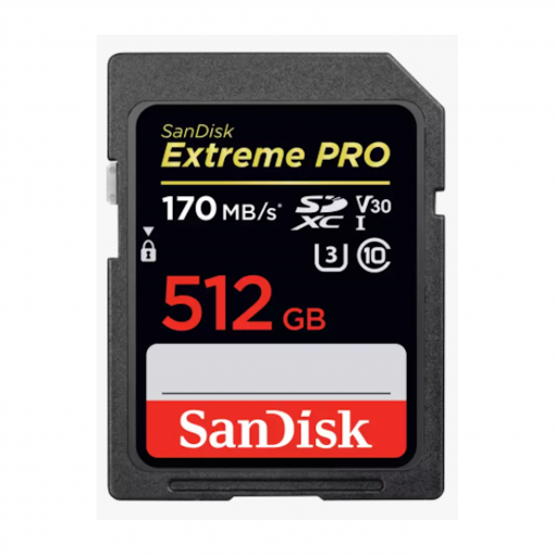 Tarjeta de Memoria Extreme Pro SD 512GB